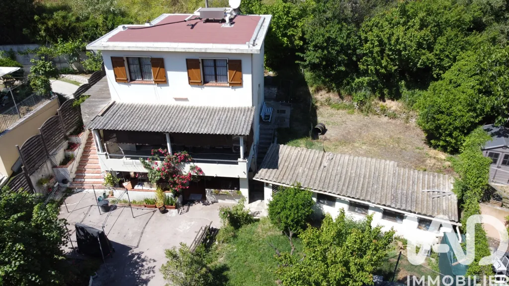 Aerial - Traditional House with Garden in La Trinité