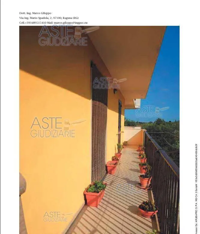 Trilocale with Balcony and Terrace in Modica