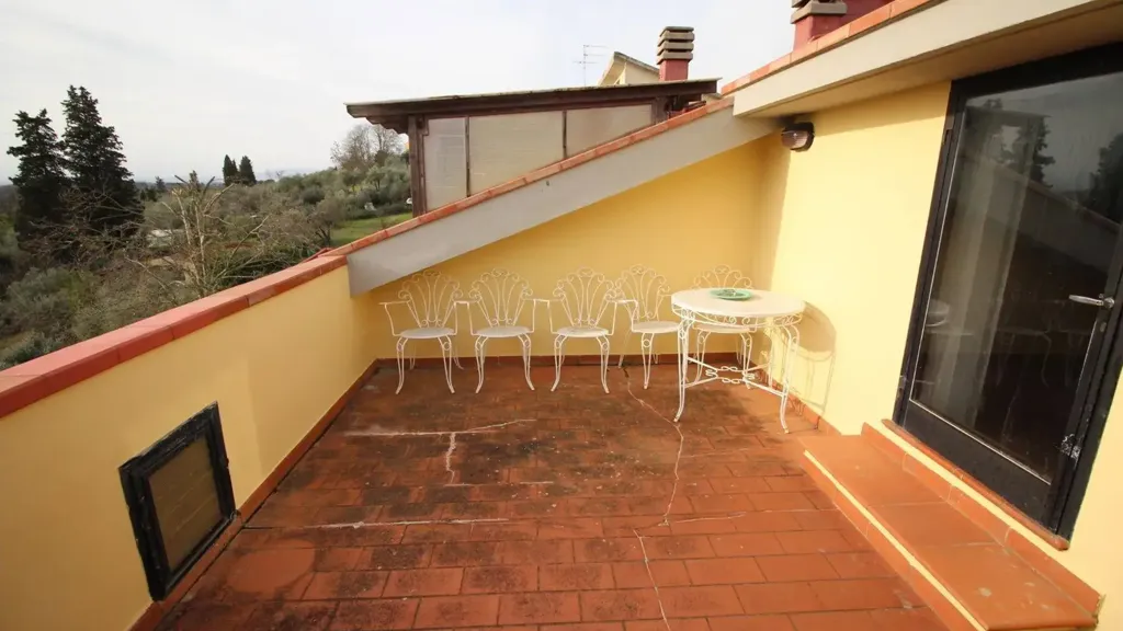 Terrace - Panoramic Apartment with Terraces in Montespertoli