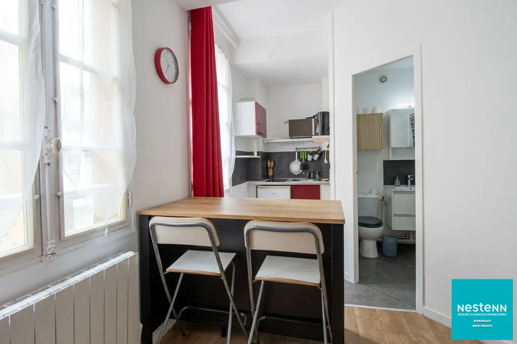 Köök - Studio with Courtyard View in Bordeaux Centre