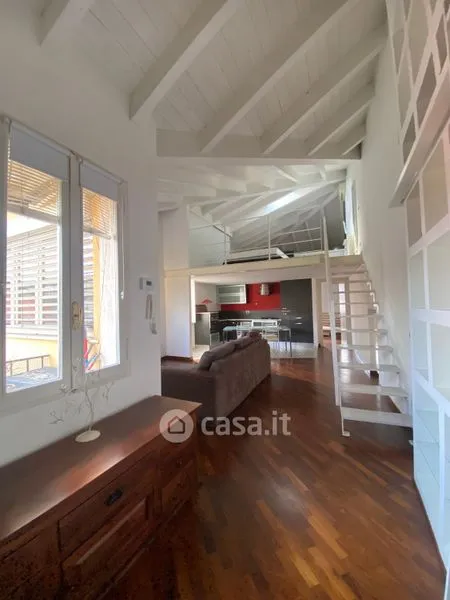 Séjour - Rustic Trilocale with Balcony in Piacenza