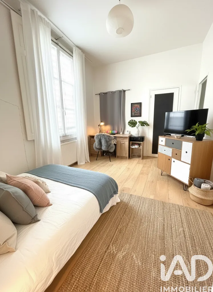 Chambres - Appartement T1 avec Vue sur l’Erdre à Nantes