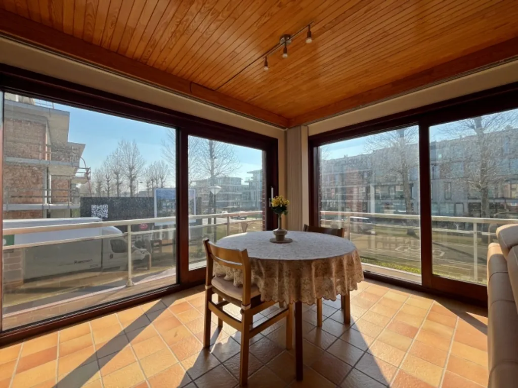 Balcon - Appartement de rez-de-jardin avec parking double à Oostduinkerke-Bad