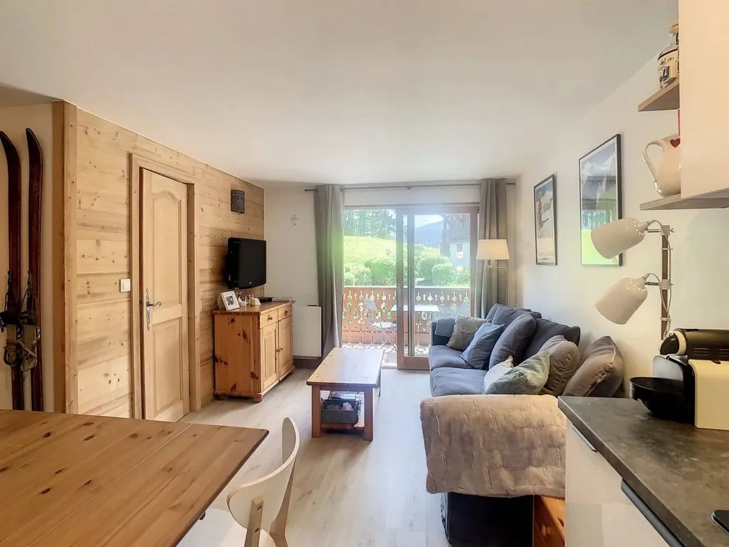 Soggiorno - Luxury Apartment with Ski Locker in Combloux