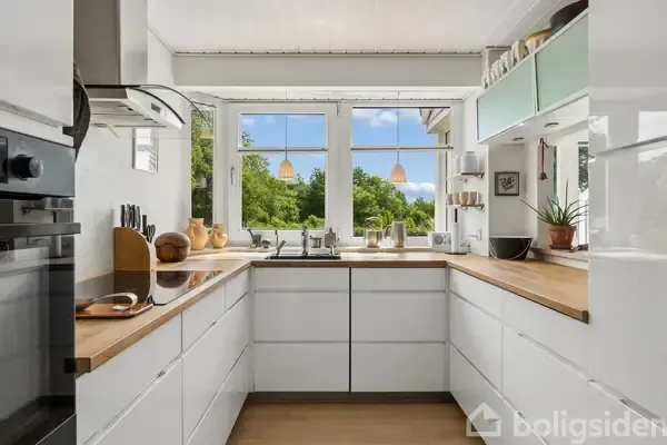 Köök - Villa with Garden View in Ribe