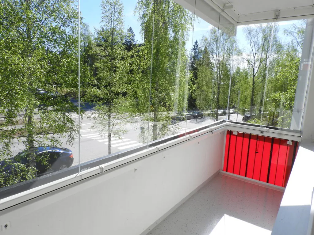 Balcony - Apartment with Balcony in Nurmeksen Centre