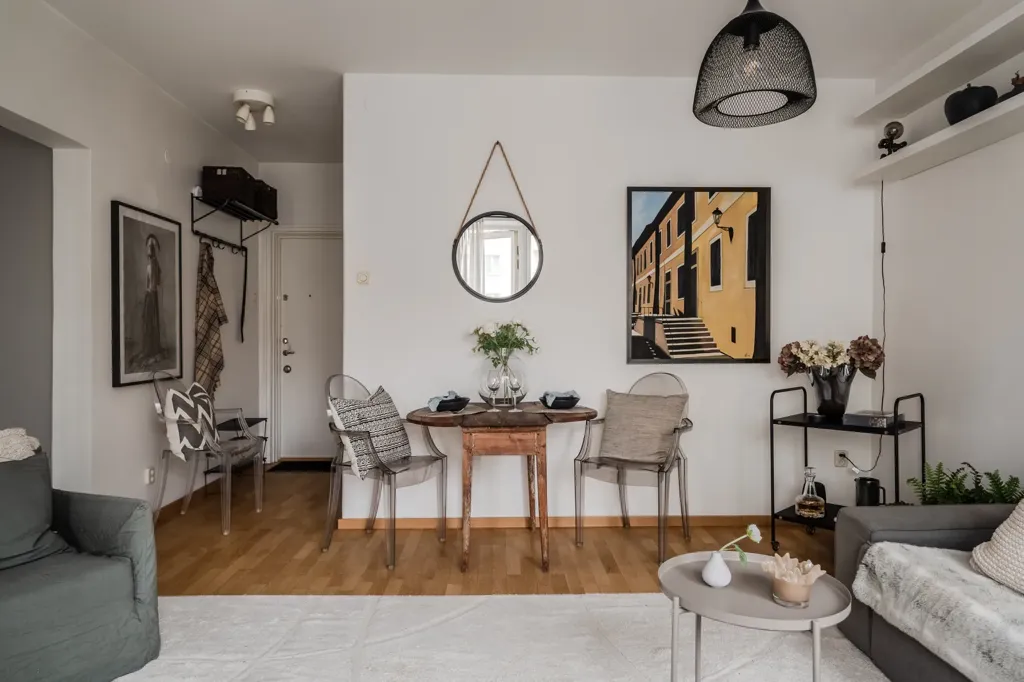 Séjour - Appartement 2 pièces à Göteborg