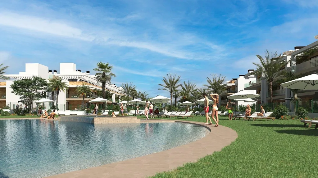 Piscine - Golf-Adjacent Apartments with Pool in Los Alcázares