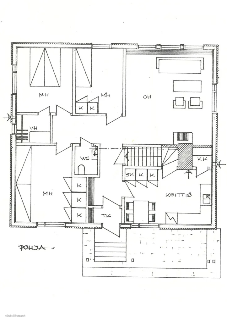 Planimetria - Detached House with Sauna in Pori