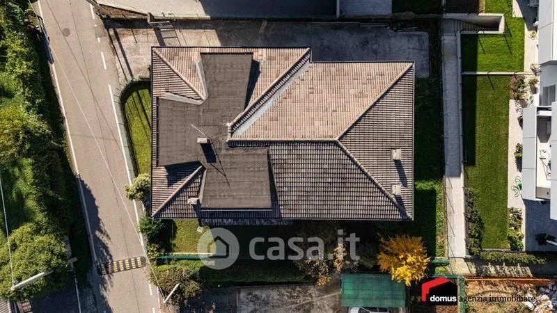 Vue aérienne - Semi-detached Villa with Garden in Thiene Centre