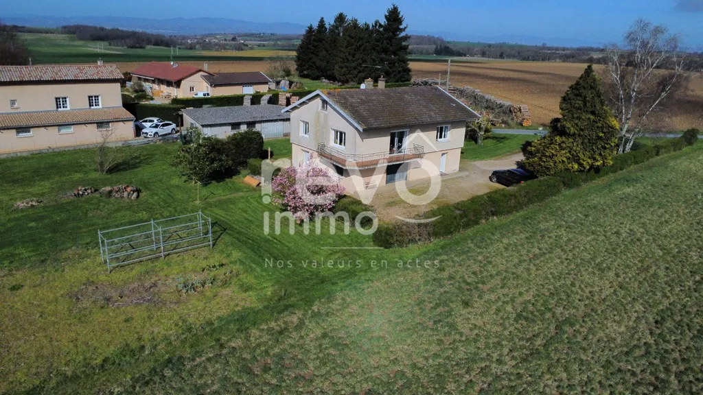 Vue aérienne - Maison avec Vue Panoramique à Civrieux
