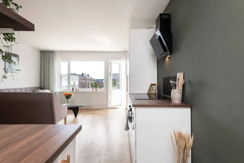 Köök - Modernised Apartment with South-West Balcony in Sarpsborg
