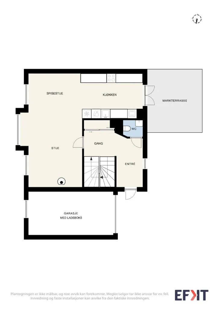 Planimetria - Modern Apartment with Garden in Ammerud