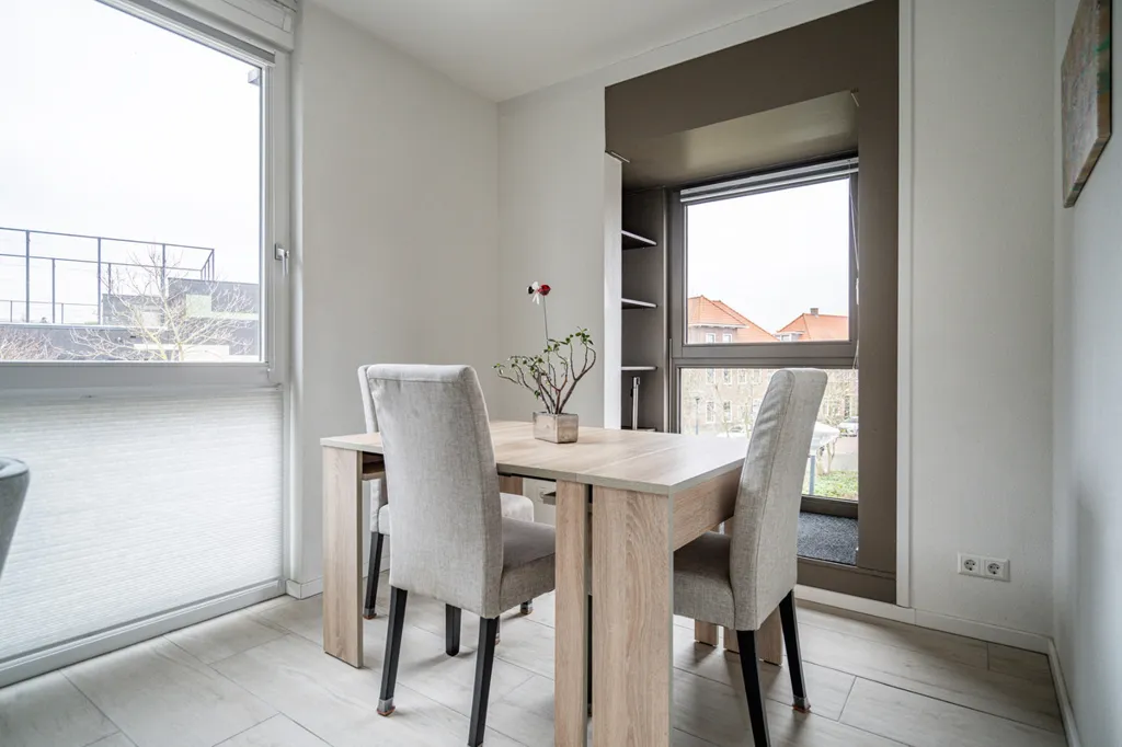 Dining Room - Corner Apartment with Extra Mezzanine in Leiden
