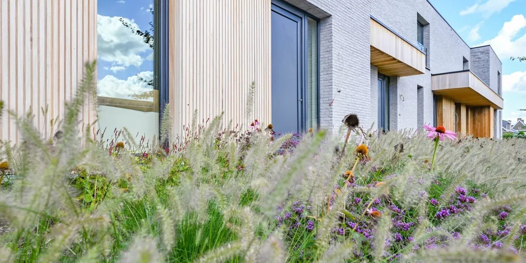 Esterno - Eco-Friendly Modern House with Terrace in Waregem