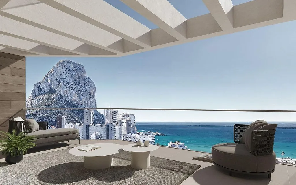 Séjour - Newly Built Apartments with Sea View in Calpe