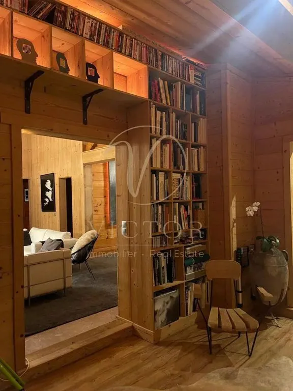 Séjour - Chalet de luxe avec vue montagne à Megève