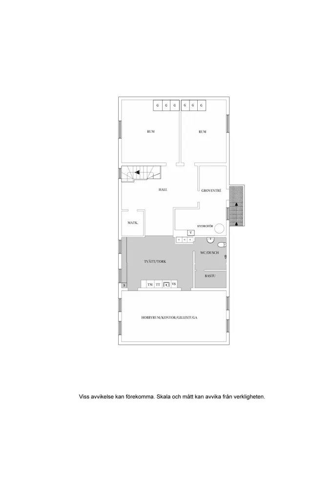 Plan - Villa with Workshop in Idyllic Setting