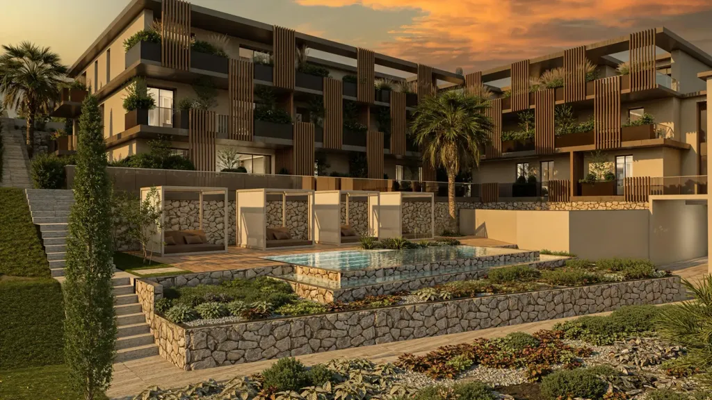 Exterior - Modern Bungalow with Balcony in Paratico