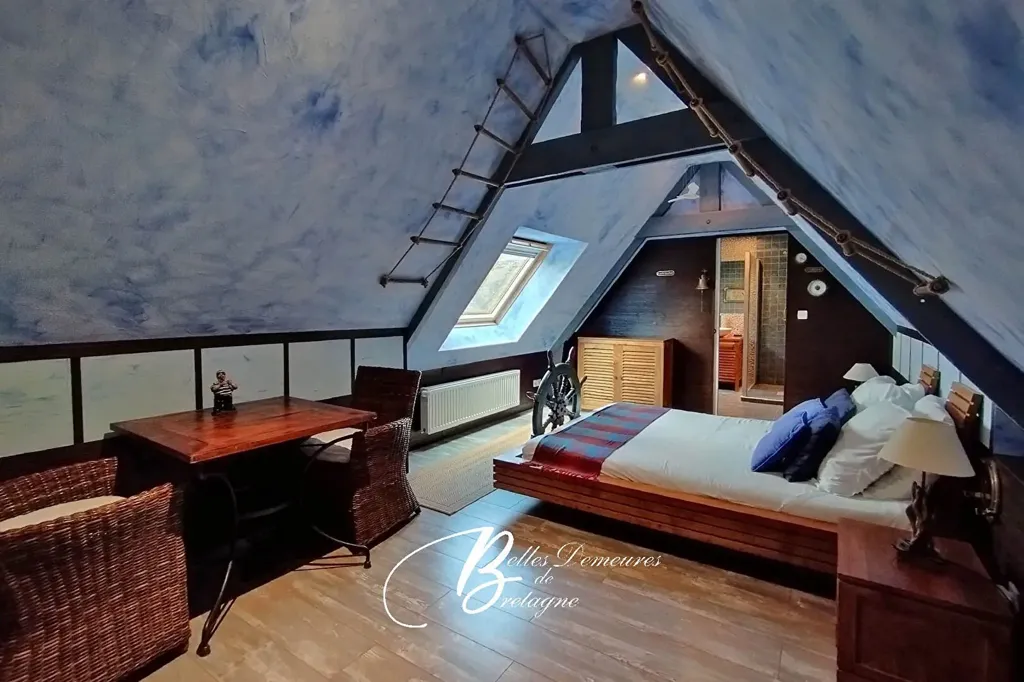 Chambres - Propriété avec Trois Longères et Piscine à Ria d'Etel