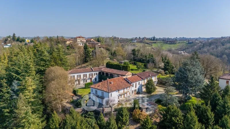 Vue aérienne - Historic Estate with Panoramic Views in Portacomaro