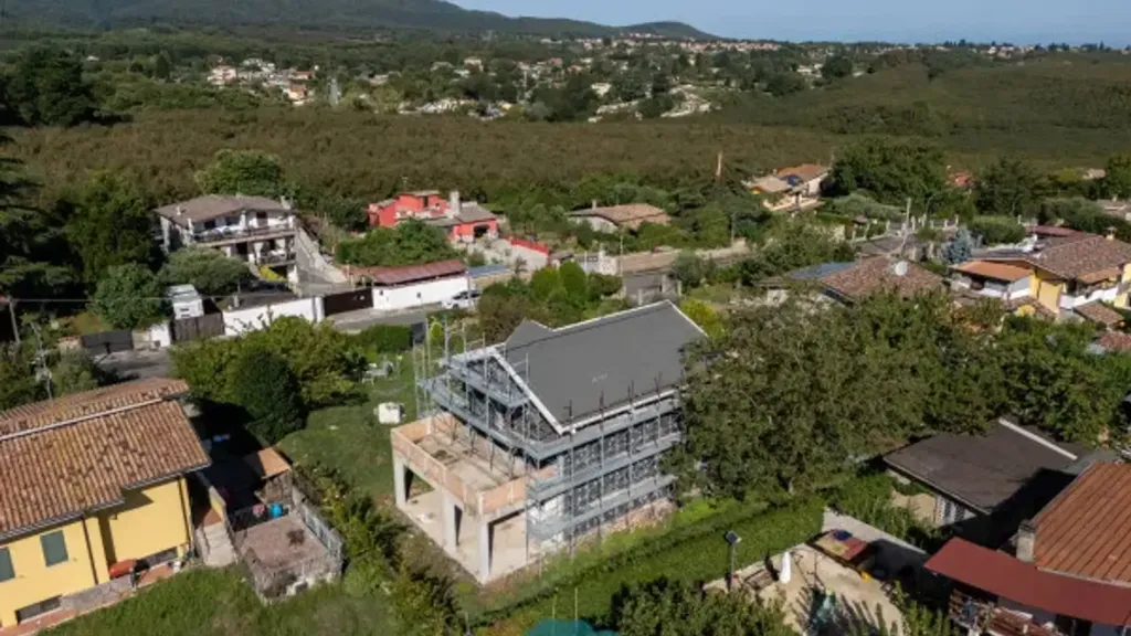 Vue aérienne - New Villa with Garden in Labico