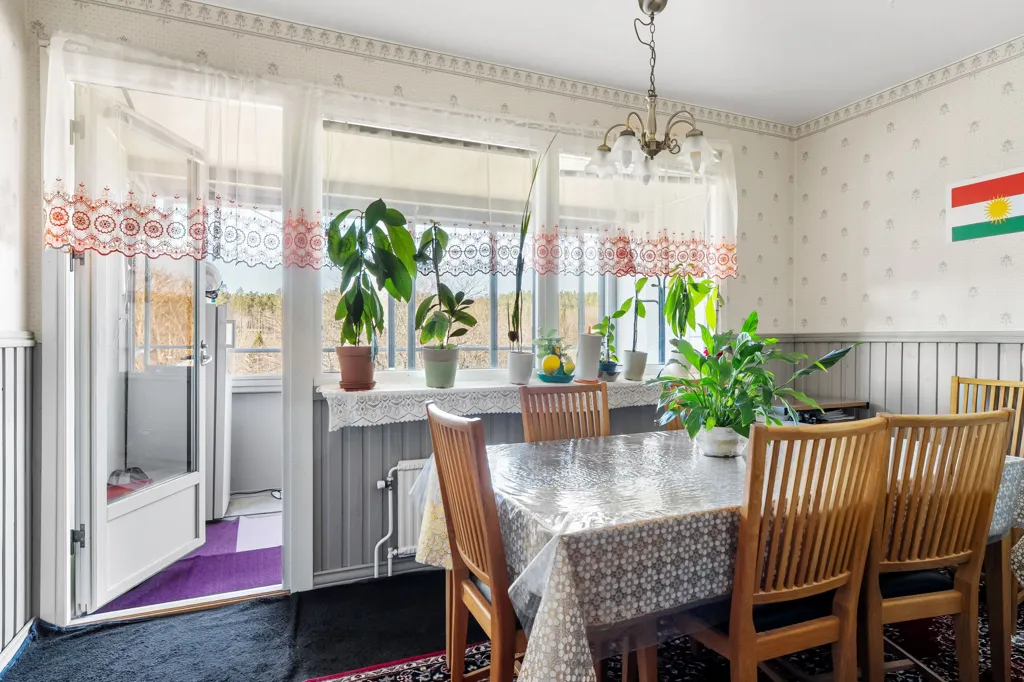 Sala da pranzo - Apartment with Large Balcony in Bosvedjan