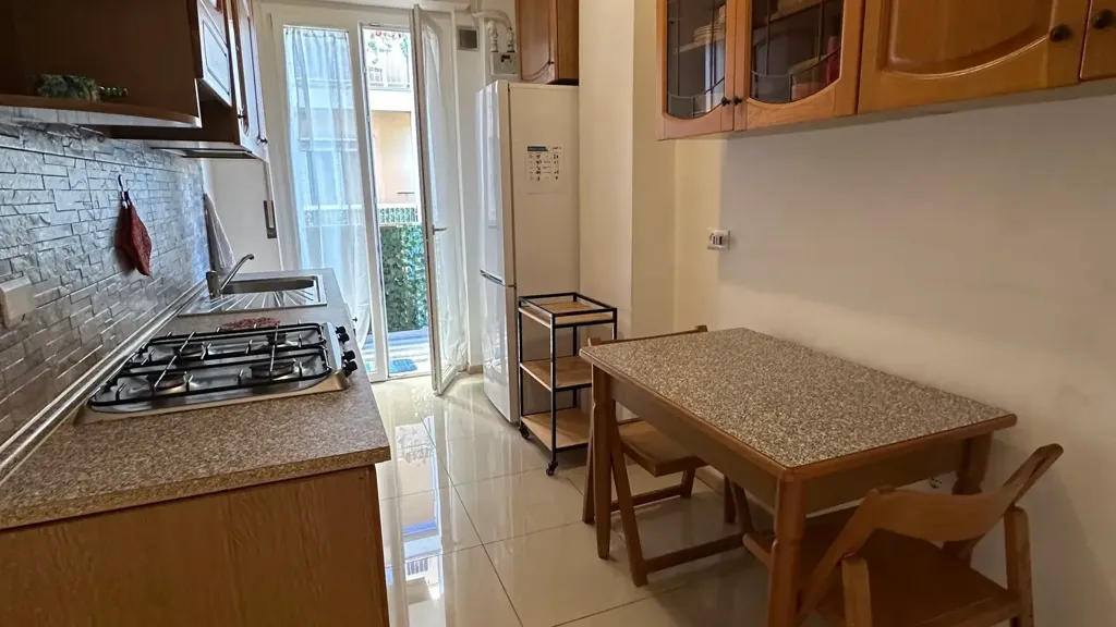 Cuisine - Sea View Apartment with Balcony in Chiavari
