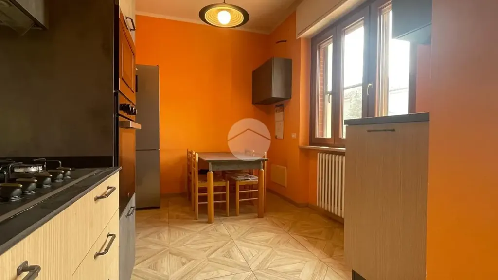 Kitchen - Retrofitted Villa with Balconies in Asti