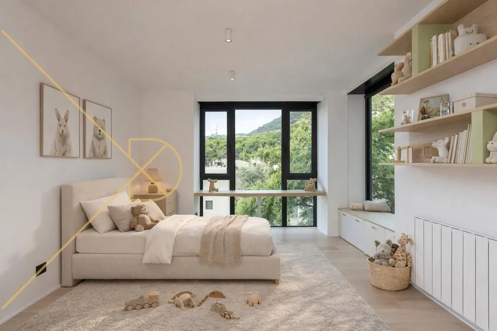 Chambres - Contemporary Adjoined House with Pool in Sarrià