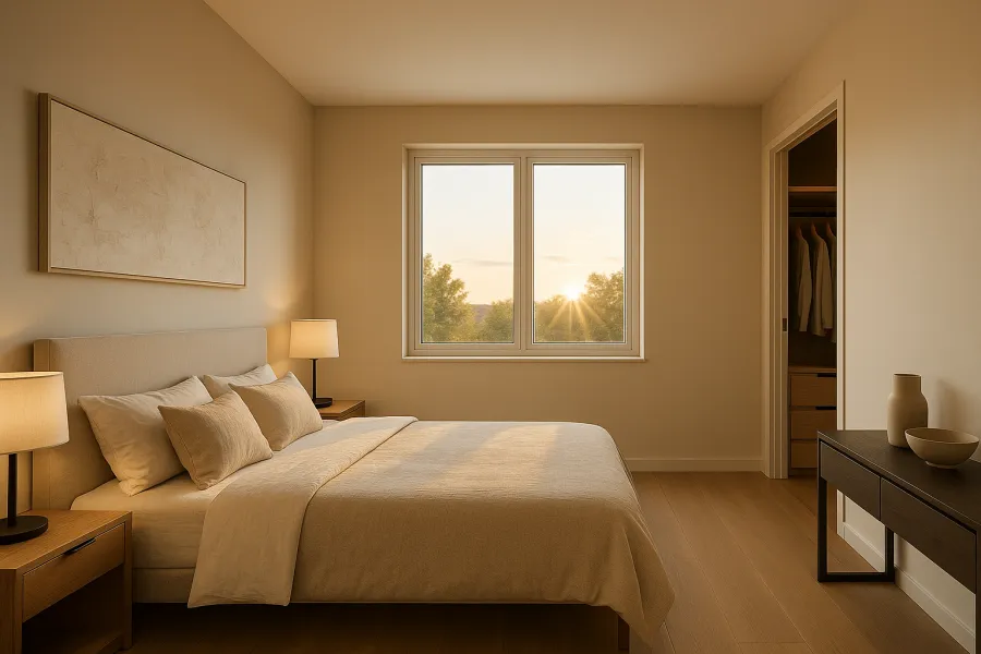 Chambres - Appartement 4 Pièces avec Terrasse à Thionville