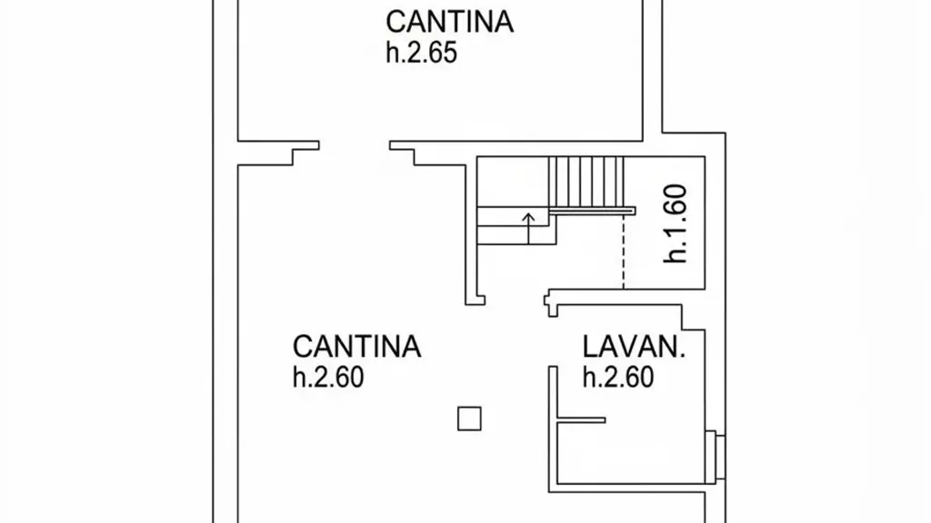 Floor Plan - Luxury Villa with Private Garden in Milan