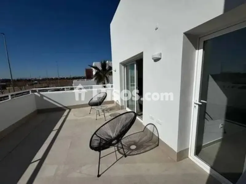 Terrace - Chalet with Pool in Pilar de la Horadada