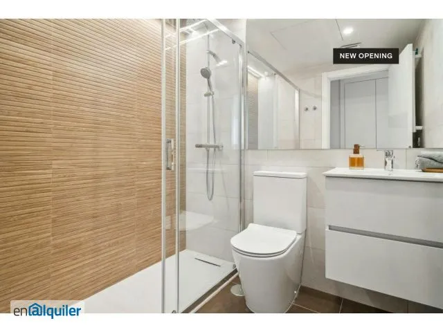 Salles de bain - Studio with Pool in Ensanche de Vallecas