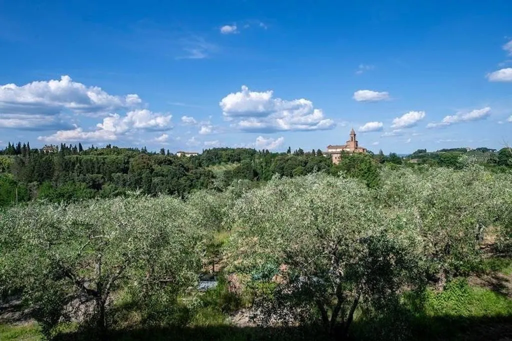 Garden - Baroque Villa with Private Garden in Siena