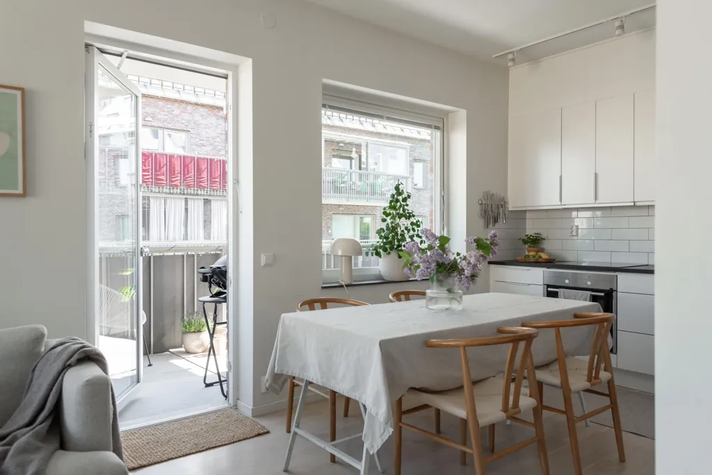 Salle à manger - Modern Flat with Large Balcony in Södra Ladugårdsängen