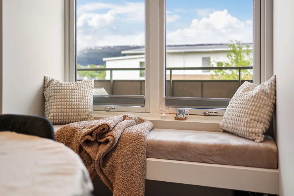 Soggiorno - Luxurious 3-Bedroom Flat with Balcony in Selfors