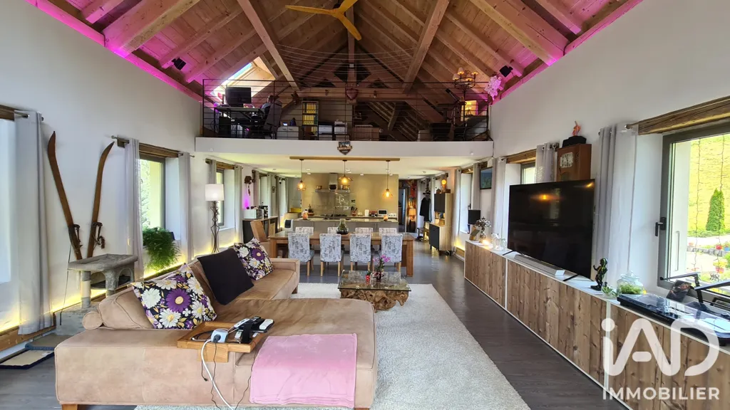 Living Room - Restored Mill with Ski Access in Sallanches