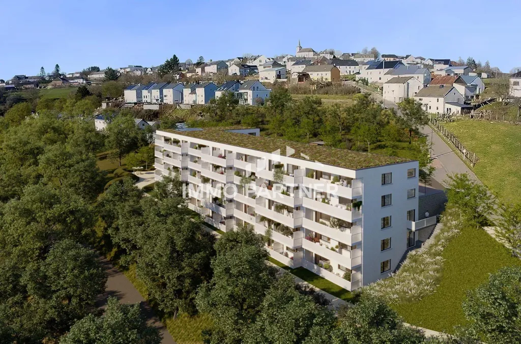 Vue aérienne - Appartement avec Terrasse Panoramique à Bourscheid