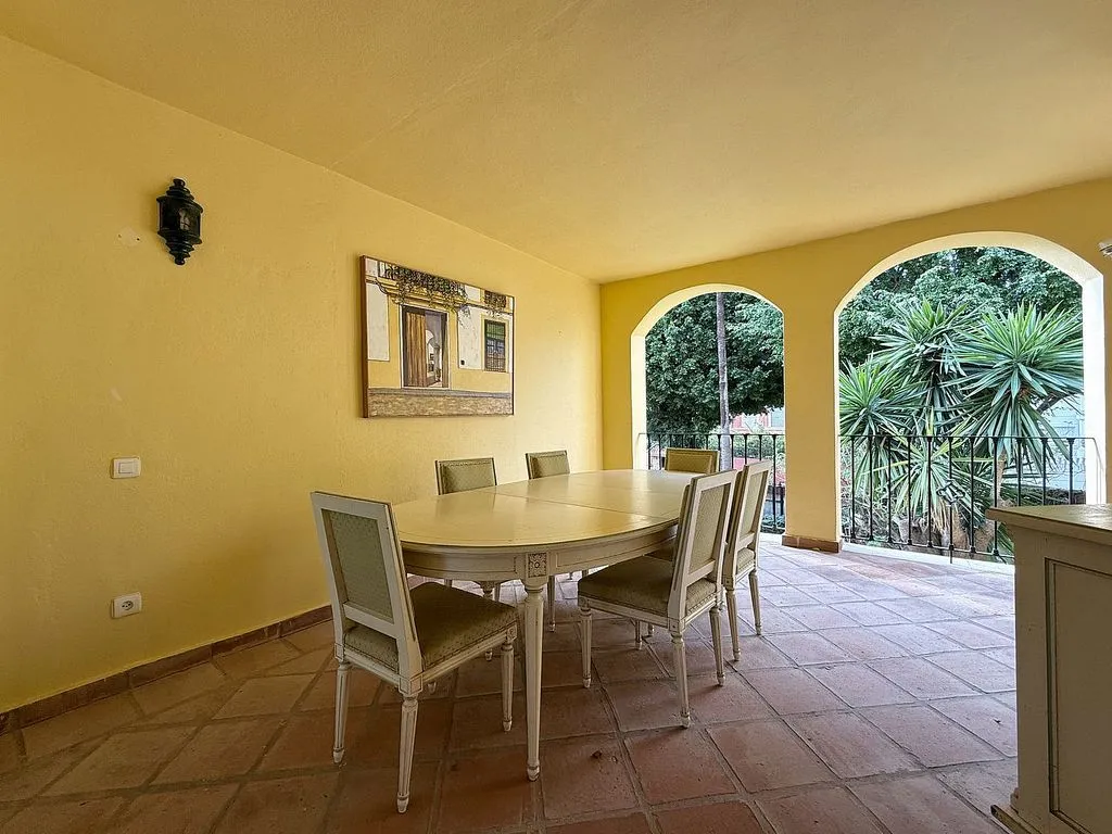Terrace - Apartment with Pool and Golf View in Guadalmina Alta