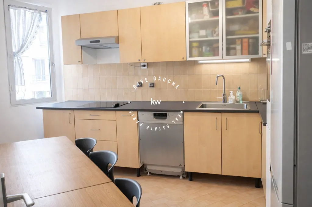 Köök - Spacious Apartment with Balcony in Vanves