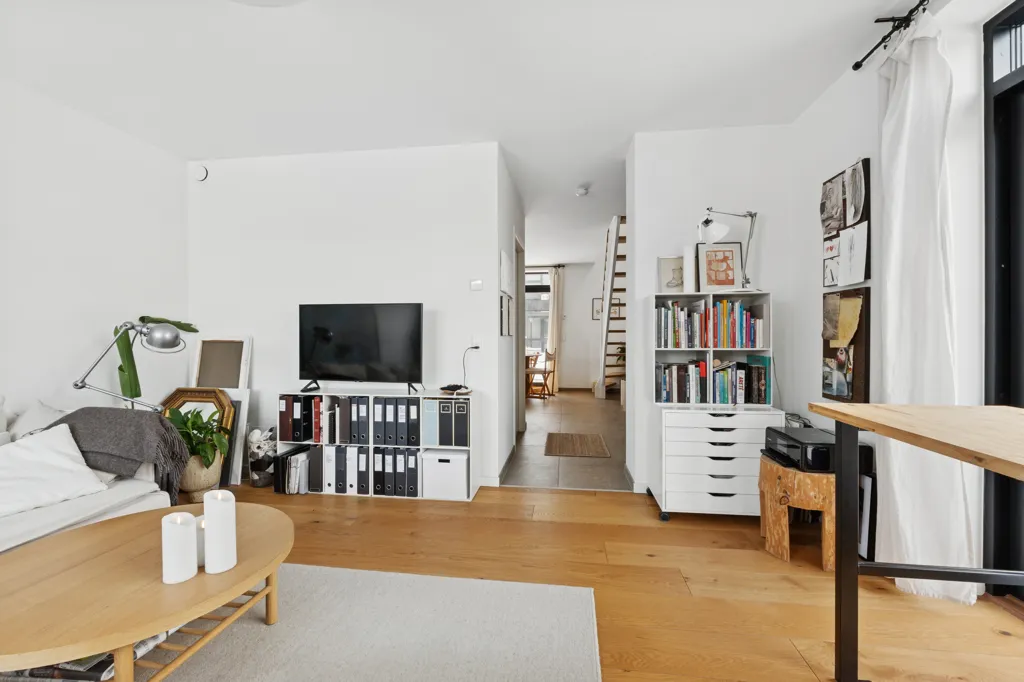 Séjour - Modern Row House with Terrace in Kvistgård