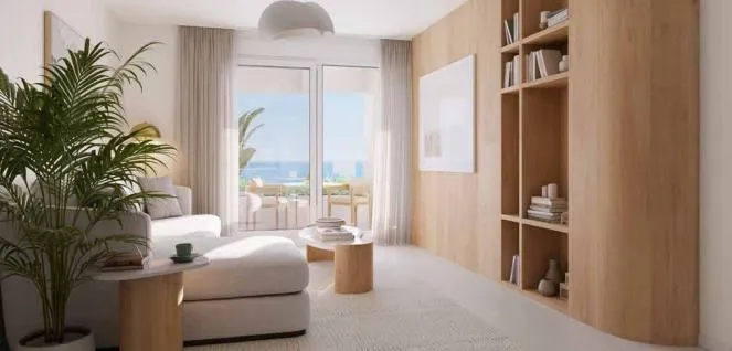 Soggiorno - Beachfront Flat with Pool in Benalmádena Pueblo
