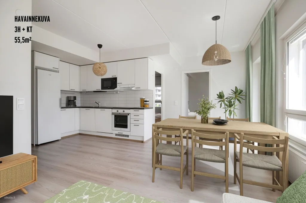 Salle à manger - Modern Apartment with Balcony in Leppävaara, Espoo