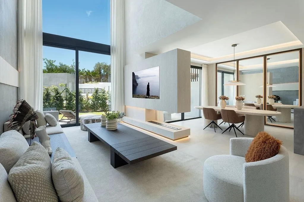 Living Room - Penthouse with Pool in Marbella