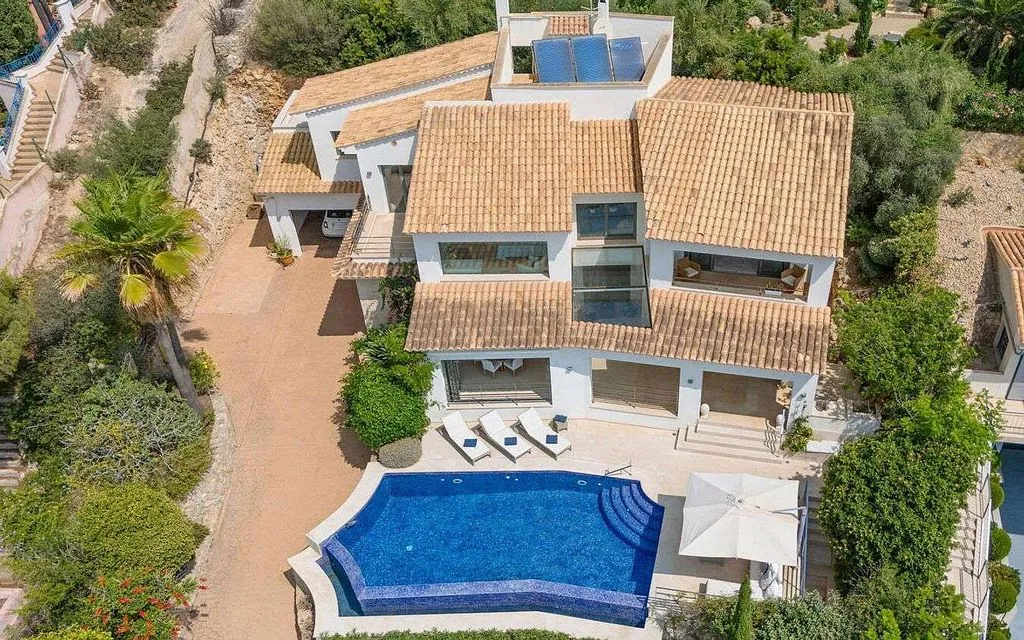 Õhuvaade - Chalet with Pool and Sea Views in Santa Ponça
