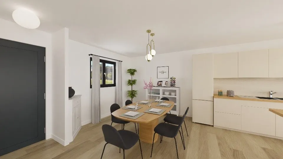 New Timber Frame House with Garden in Boismont