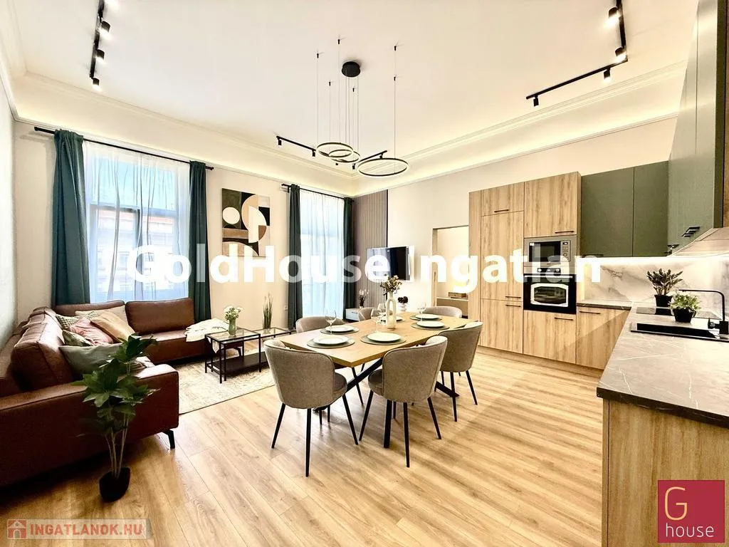 Sala da pranzo - Modernised Apartment with Balcony in Budapest VIII