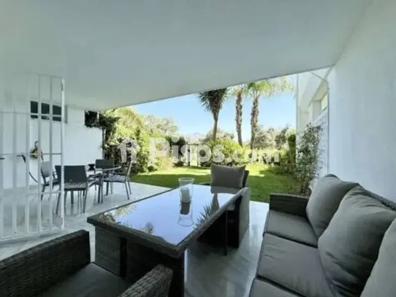 Terrass - Apartment with Private Garden in Guadalmina