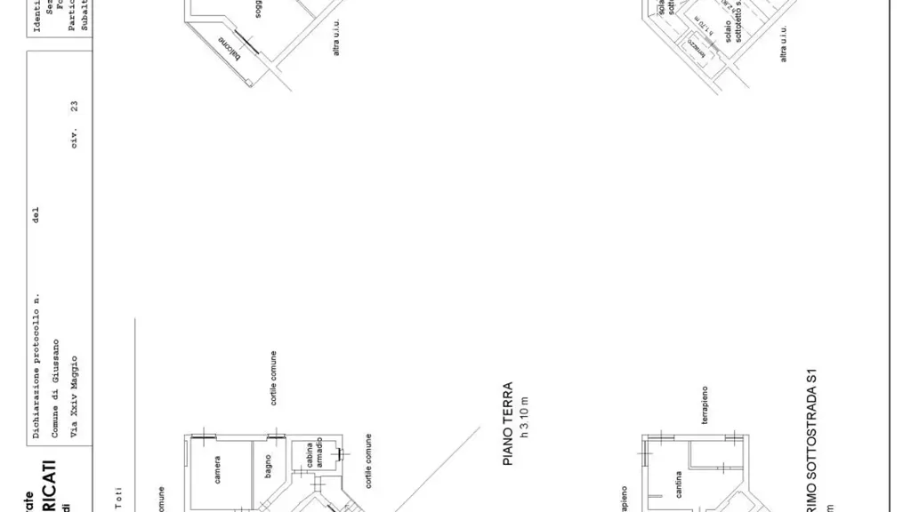 Plaan - Semi-detached House with Garden in Giussano